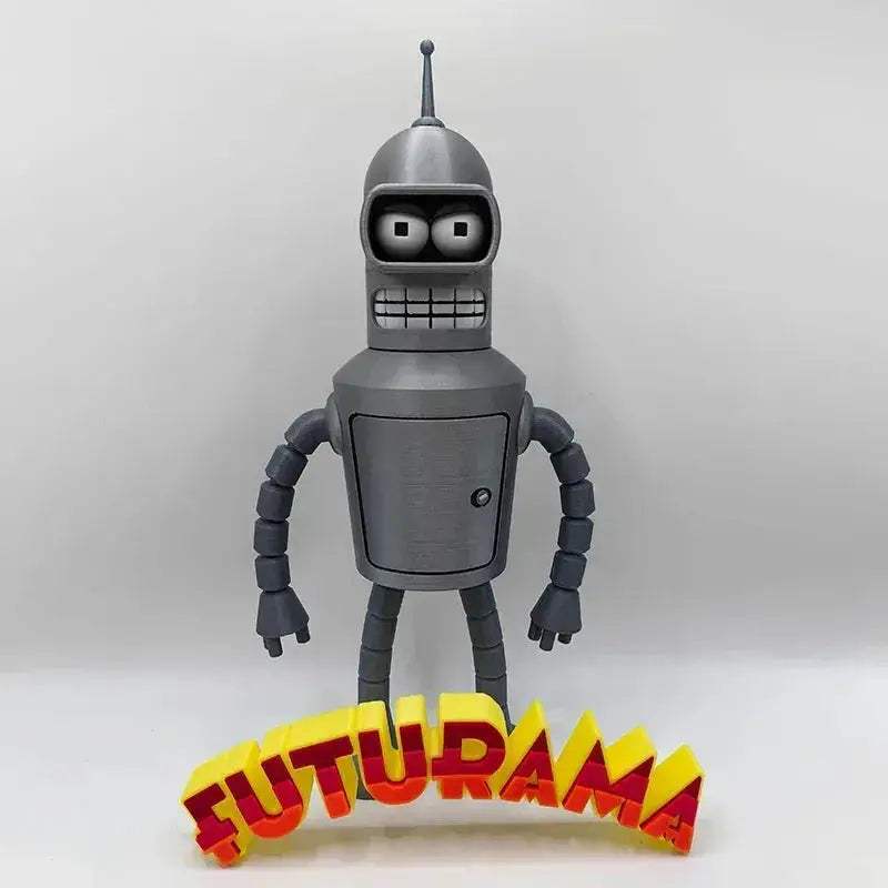 Futurama Fry and Bender 3D Printed Action Figures In Stock - ToylandEU