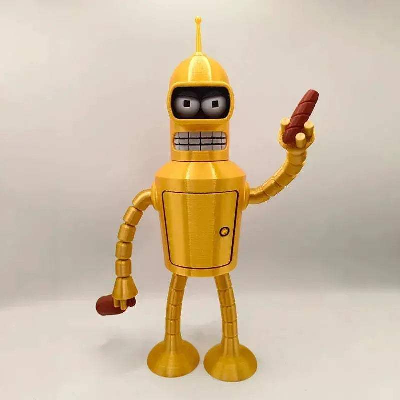 Futurama Fry and Bender 3D Printed Action Figures In Stock - ToylandEU