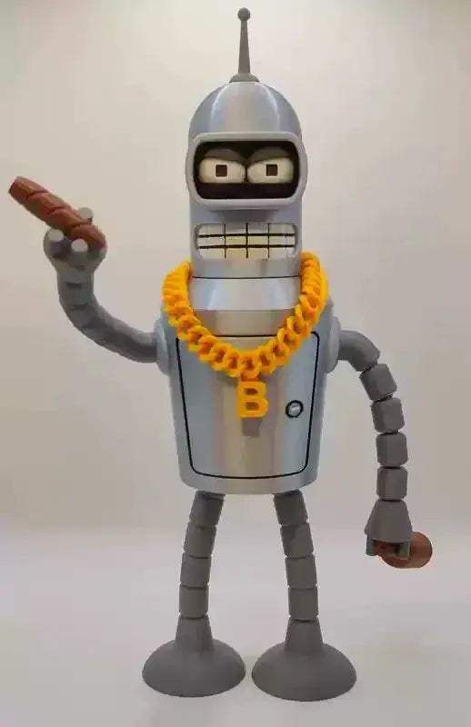 Futurama Fry and Bender 3D Printed Action Figures In Stock - ToylandEU