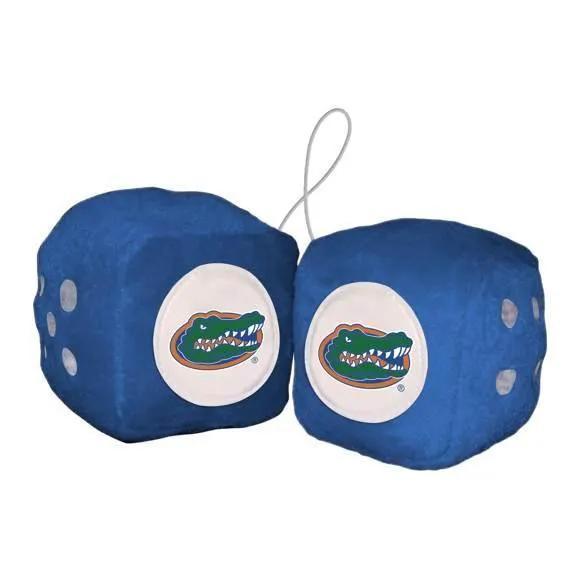  Florida Gators Fuzzy Dice Set Embroidered Team Colors Logo -  ToylandEU™
