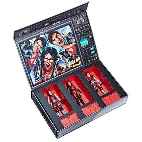 G.I. Joe Classified Series Crimson Strike Team Baroness, Tomax & Xamot 6-Inch Action Figures - ToyShnip