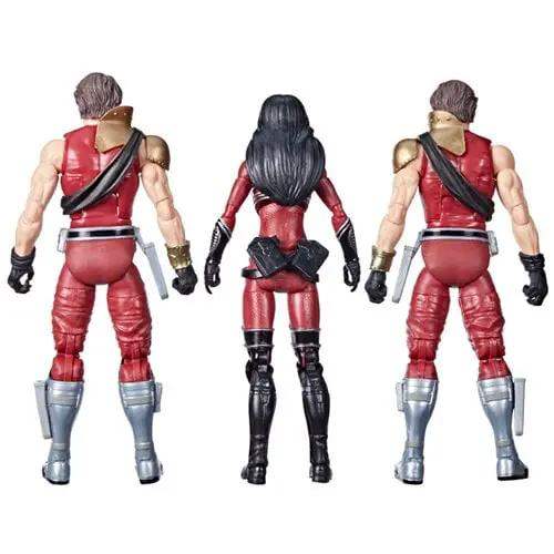 G.I. Joe Classified Series Crimson Strike Team Baroness, Tomax & Xamot 6-Inch Action Figures - ToyShnip