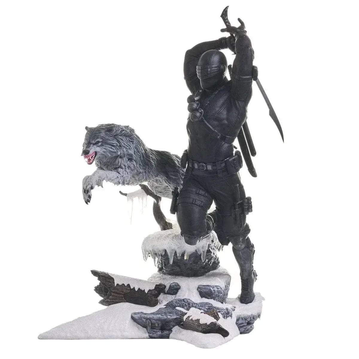 GI Joe Snake Eyes PVC Statue Diorama With Stealth Action - ToylandEU