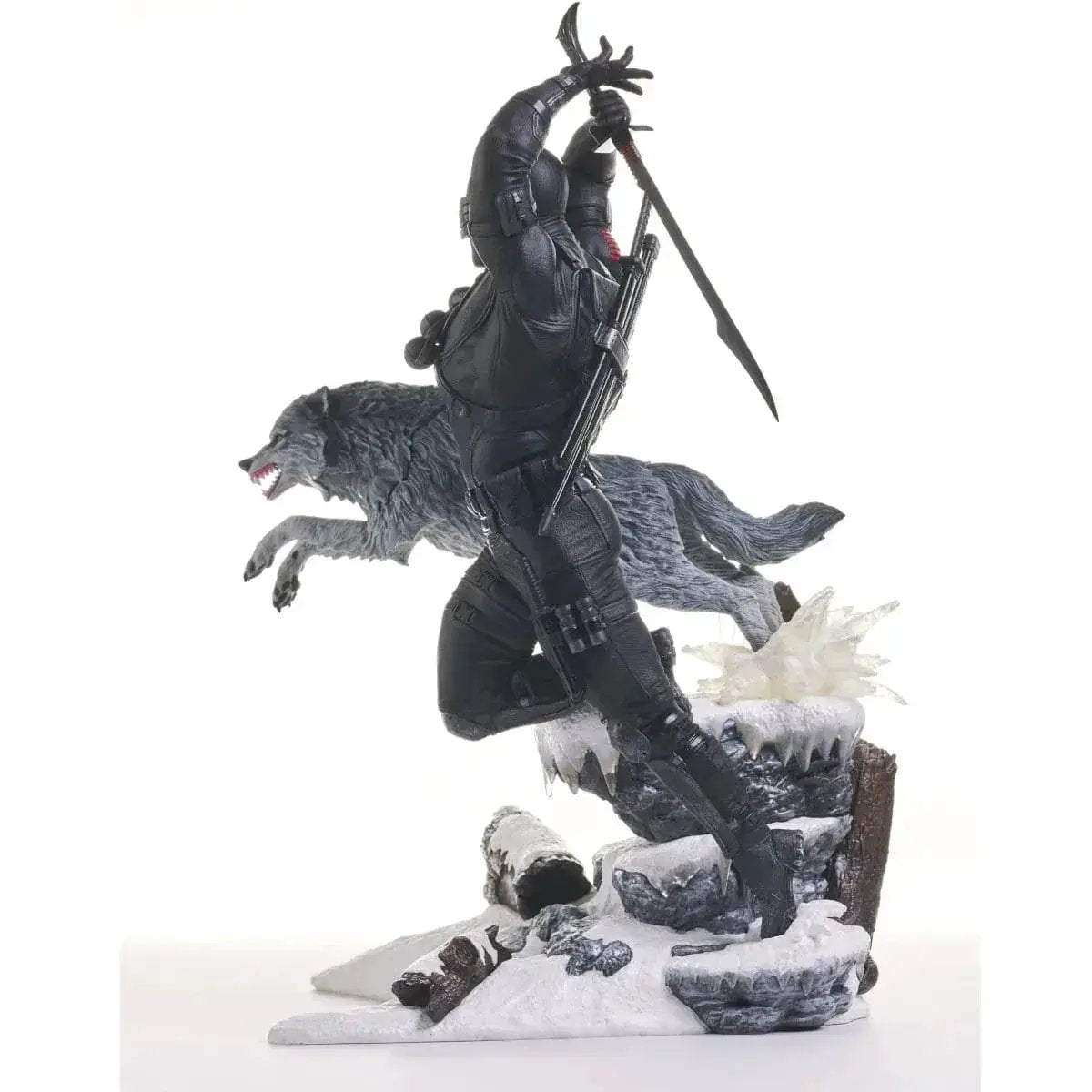 GI Joe Snake Eyes PVC Statue Diorama With Stealth Action - ToylandEU