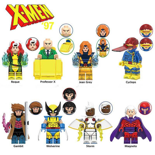 Minifigures | X-Men 97 Set of 8 | Brick Compatible | Season One
