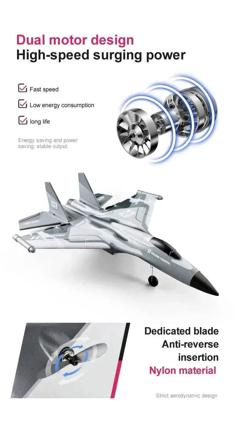 G1 Drone Glider Beginner Professional 3 Channel RC Aircraft - ToylandEU