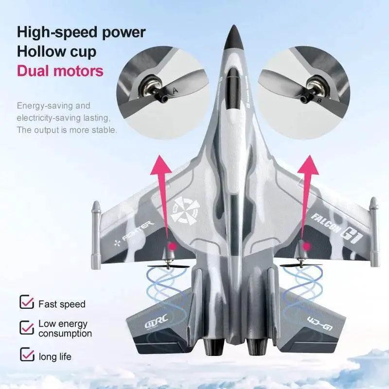  G1 Drone Glider Beginner RC Aircraft Foam Outdoor Plane -  ToylandEU™