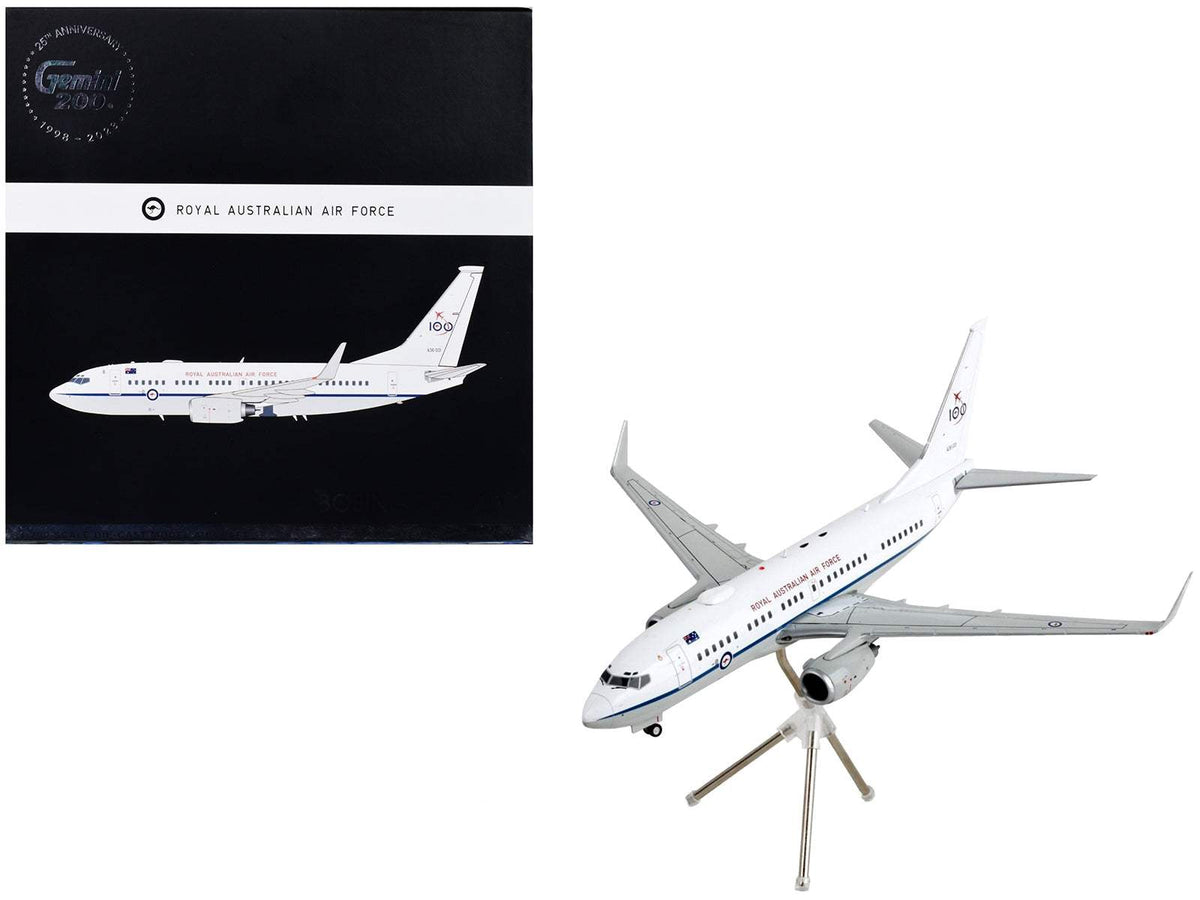 Boeing 737-700 Transport Aircraft | 1/200 Diecast Aircraft Model | GeminiJets | Royal Australian Air Force 100th Anniversary - A36-001 Series