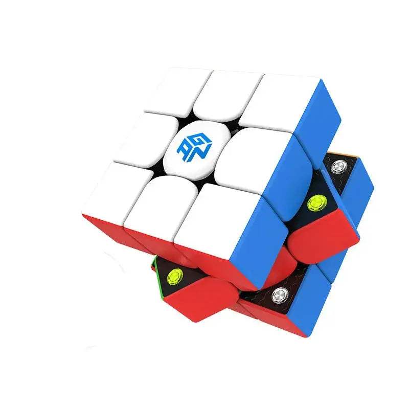 GAN 356 M 3x3x3 Magnetic Magic Speed Cube Stickerless Gan 356M Professional Fidget Toys GAN 356 M Lite Cubo Magico Puzzle - ToylandEU