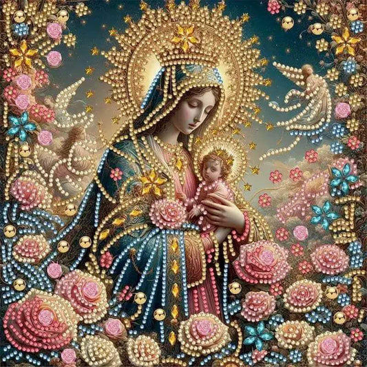  GATYZTORY 5D Special Shape Diamond Painting Kit for Women - Rhinestone Cross Stitch Home Decor -  ToylandEU™