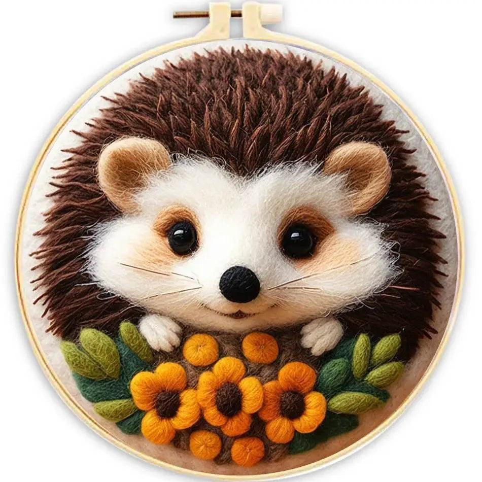  GATYZTORY DIY Wool Painting Kit With Frame Felting Needles Handmade Picture Kit Hot Air Balloon For Home Decors Crafts Gift ﻿ -  ToylandEU™