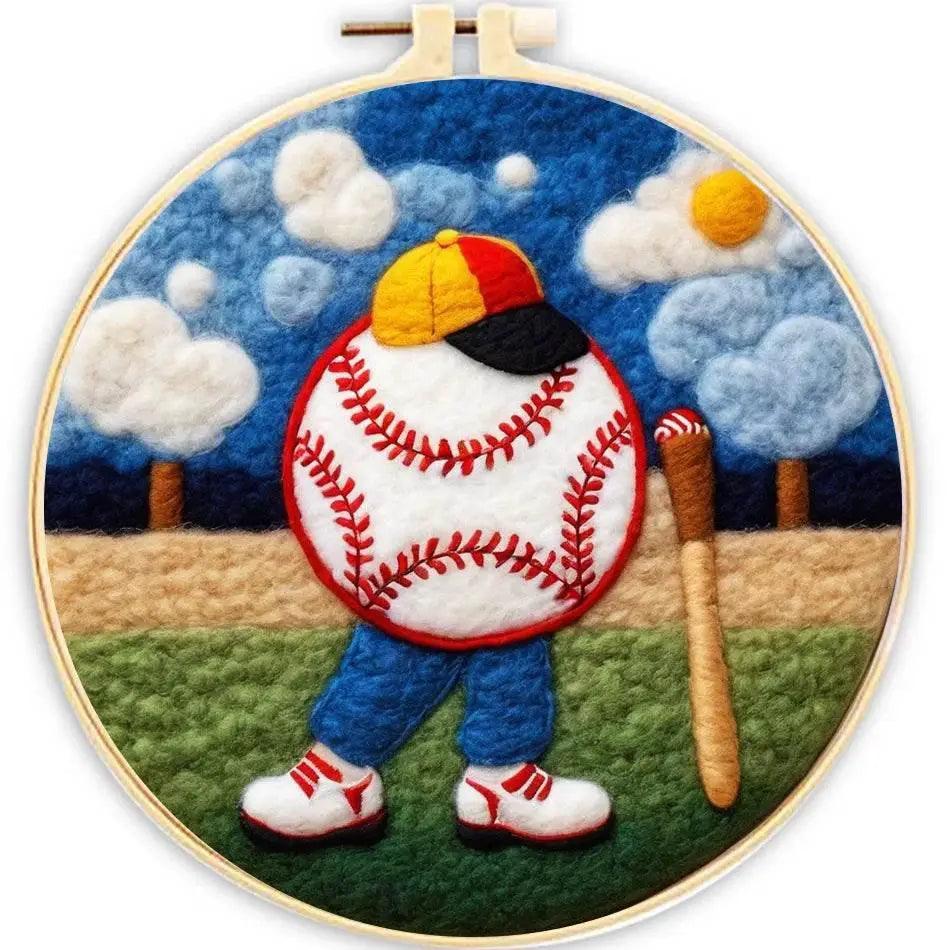  GATYZTORY DIY Wool Painting Kit With Frame Felting Needles Handmade Picture Kit Hot Air Balloon For Home Decors Crafts Gift ﻿ -  ToylandEU™