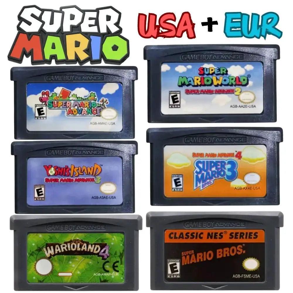  Mario GBA Game Cartridge EUR USA Version Wario Land 4 -  ToylandEU™