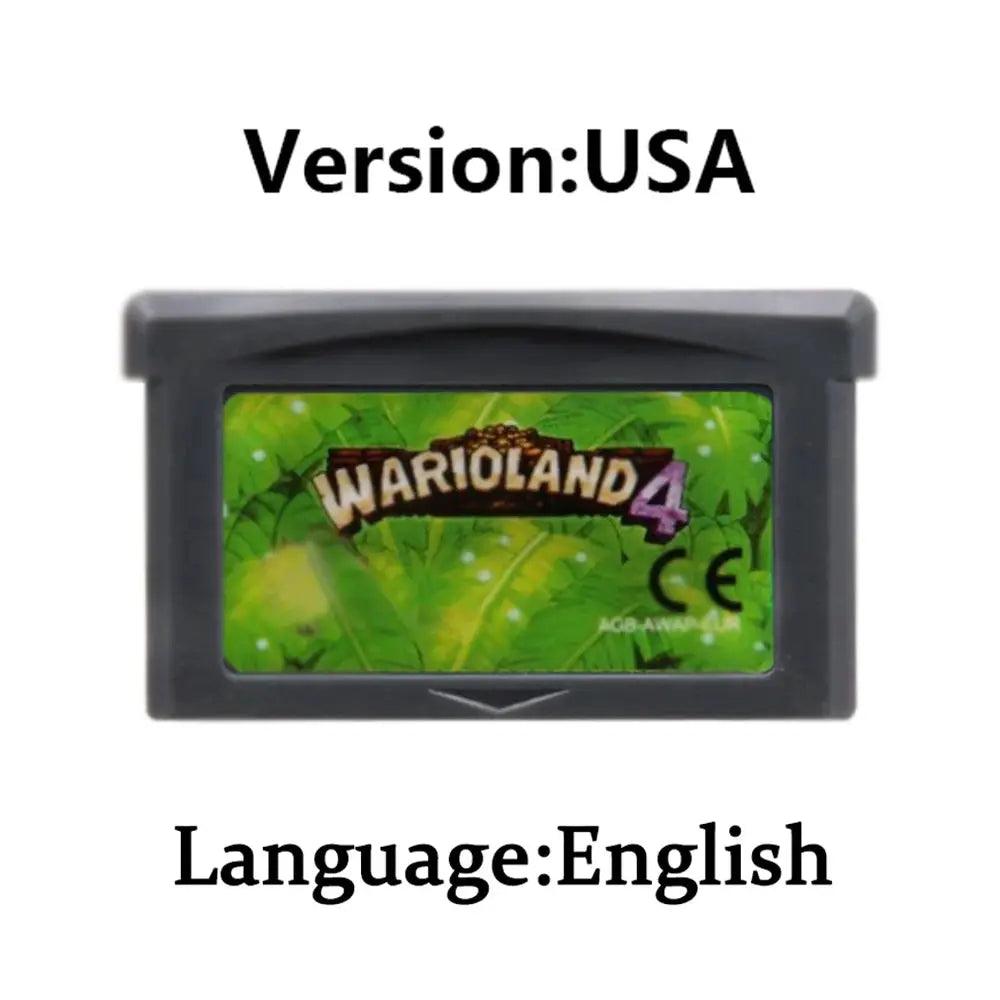  Mario GBA Game Cartridge EUR USA Version Wario Land 4 -  ToylandEU™