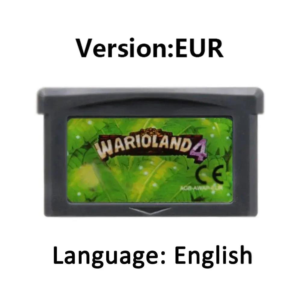  Mario GBA Game Cartridge EUR USA Version Wario Land 4 -  ToylandEU™