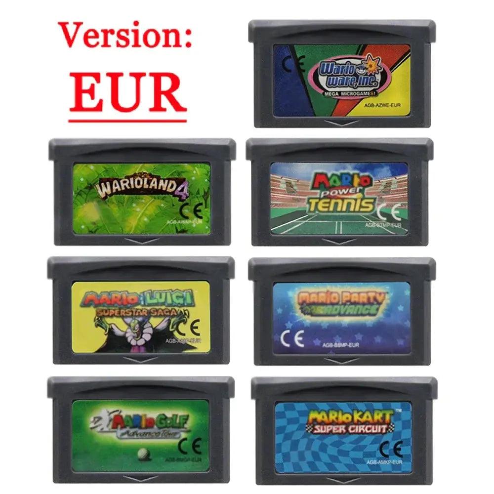  Mario GBA Game Cartridge EUR USA Version Wario Land 4 -  ToylandEU™