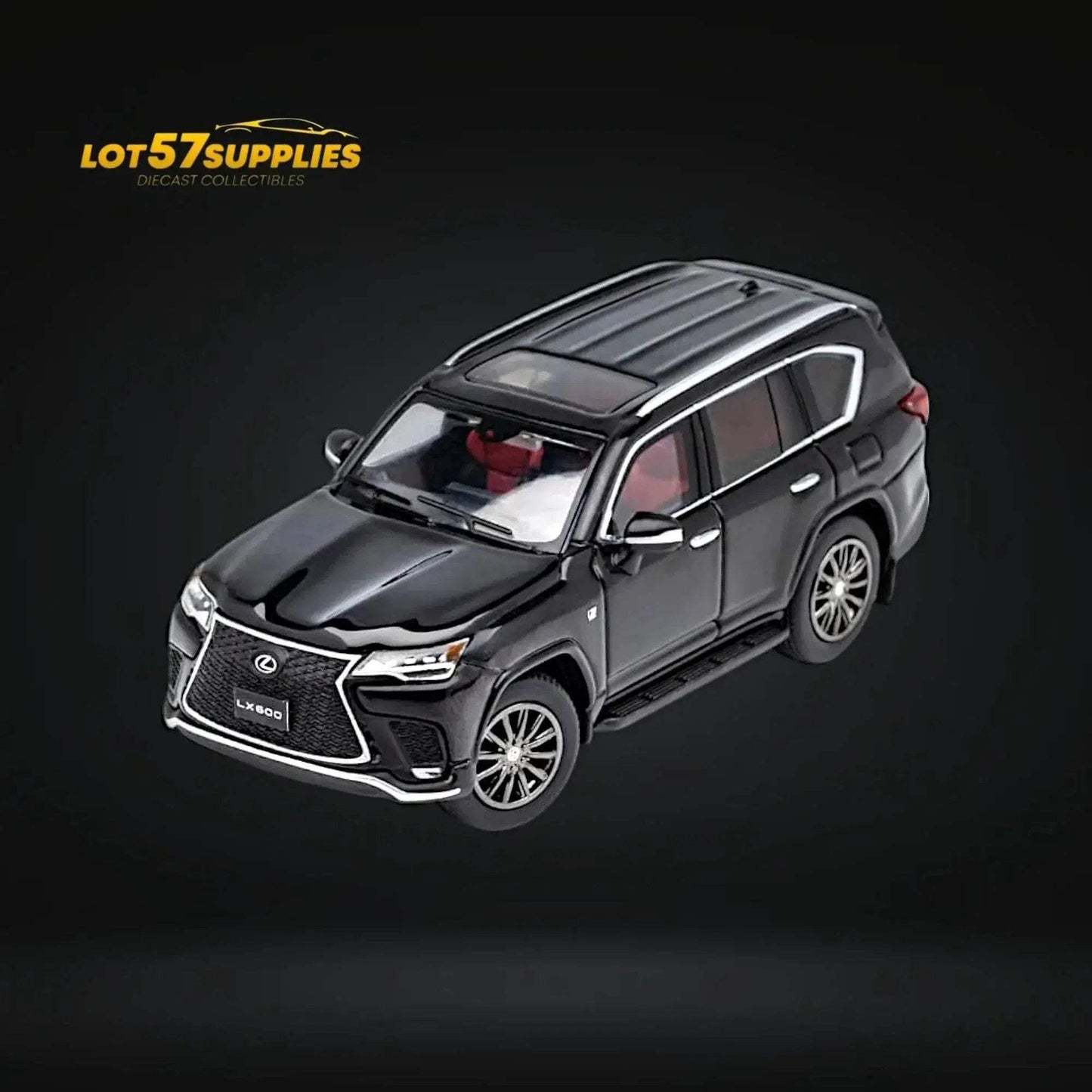 GCD Lexus LX600 Sport BLACK w/ Active Suspension 1:64 - ToylandEU