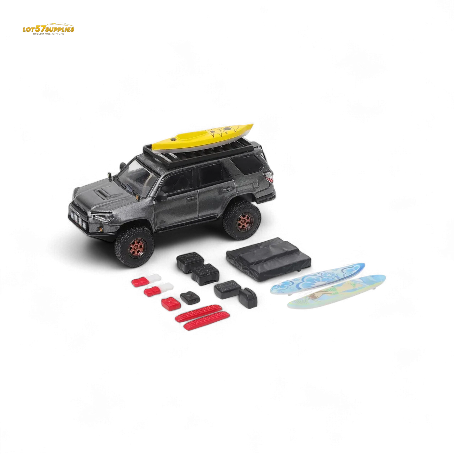 GCD Toyota Speed Master 4 RUNNER – Gray 1:64 - ToylandEU