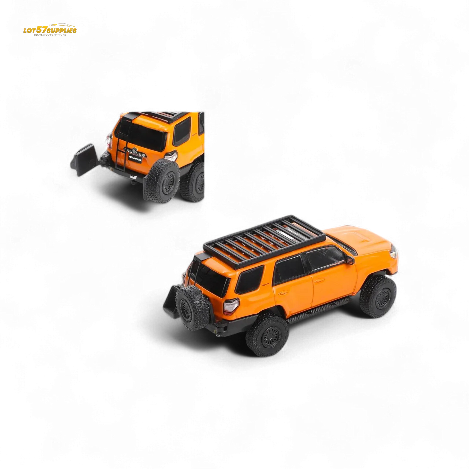 GCD Toyota Super Overlord Light Modified Version 4 Runner - Orange 1:64 - ToylandEU