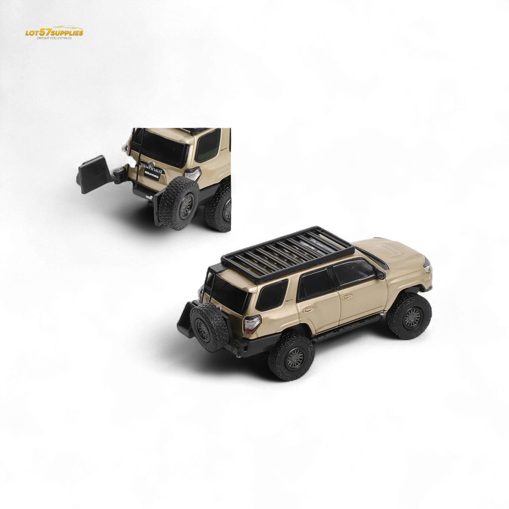 GCD Toyota Super Overlord Modified 4 RUNNER – Champagne Gold 1:64 - ToylandEU
