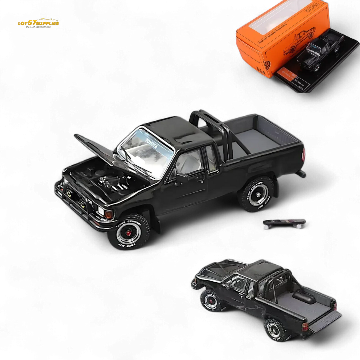 GCD Toyota Hilux SR5 in Black 1:64 KS-062-514 - ToylandEU