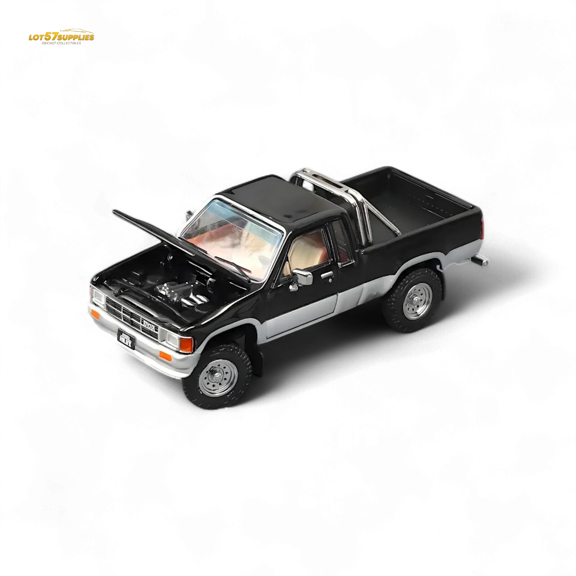 GCD Toyota Hilax SR5 in Black silver 1:64 KS-062-515 - ToylandEU