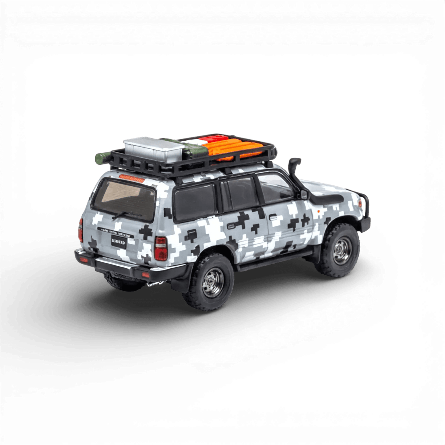 GCD Toyota Land Cruiser LC80 Digital Camouflage - Accessories Included 1:64 - ToylandEU