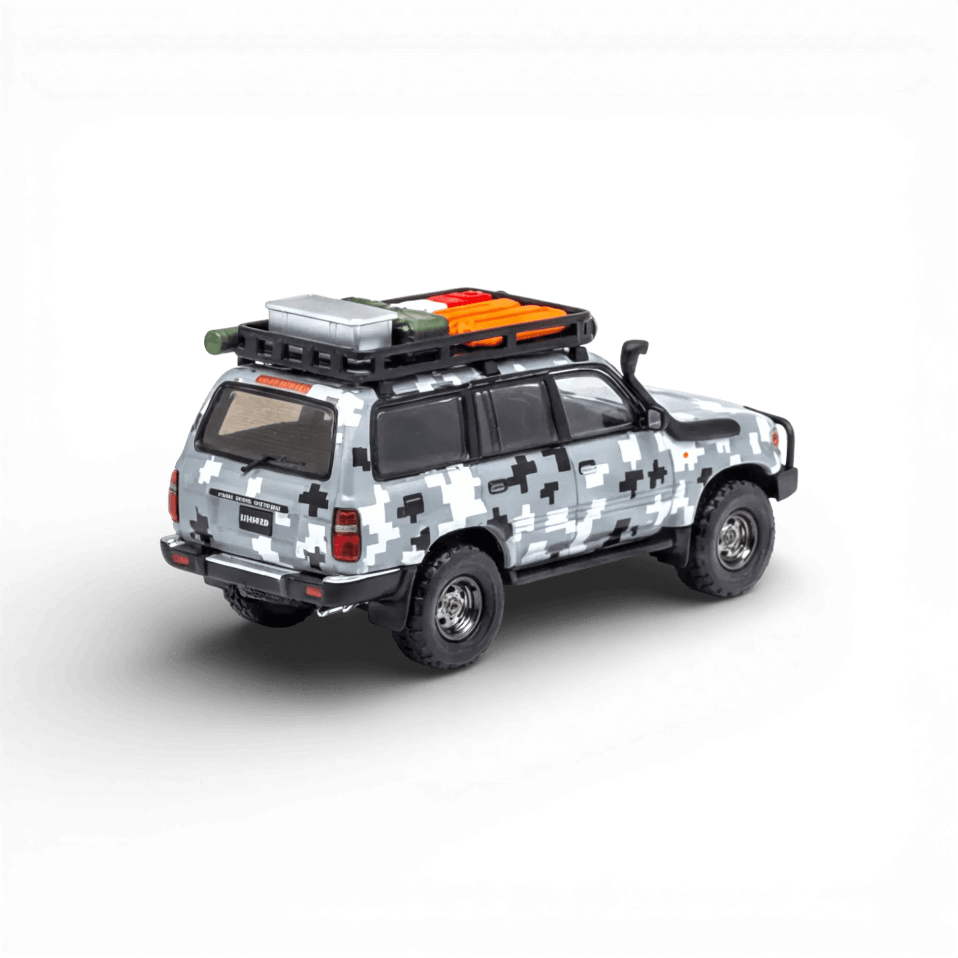 GCD Toyota Land Cruiser LC80 Digital Camouflage - Accessories Included 1:64 - ToylandEU