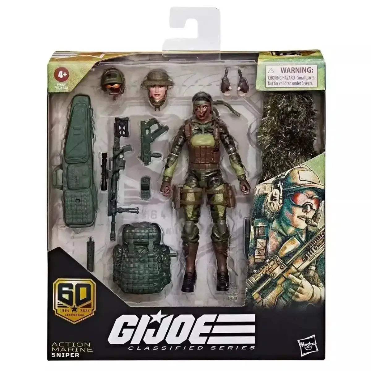 GI Joe Classified 60th Anniversary Marine Sniper Action Figure - ToylandEU