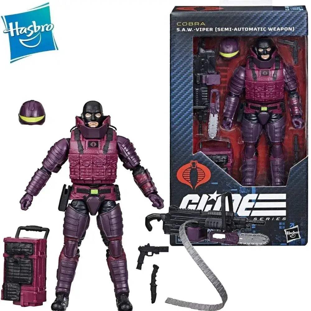 GI Joe Classified Cobra SAW Viper Action Figure With Weaponry - ToylandEU