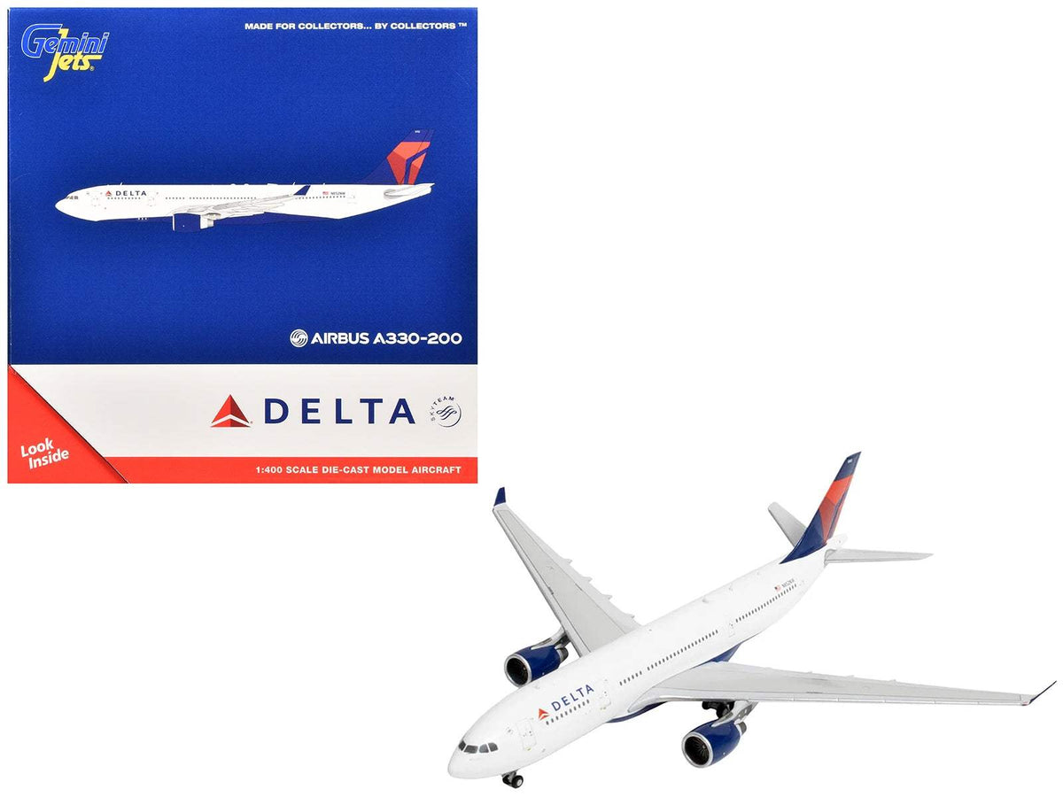 Airbus A330-200 Commercial Aircraft | 1/400 Diecast Aircraft Model | GeminiJets | Delta Air Lines Series