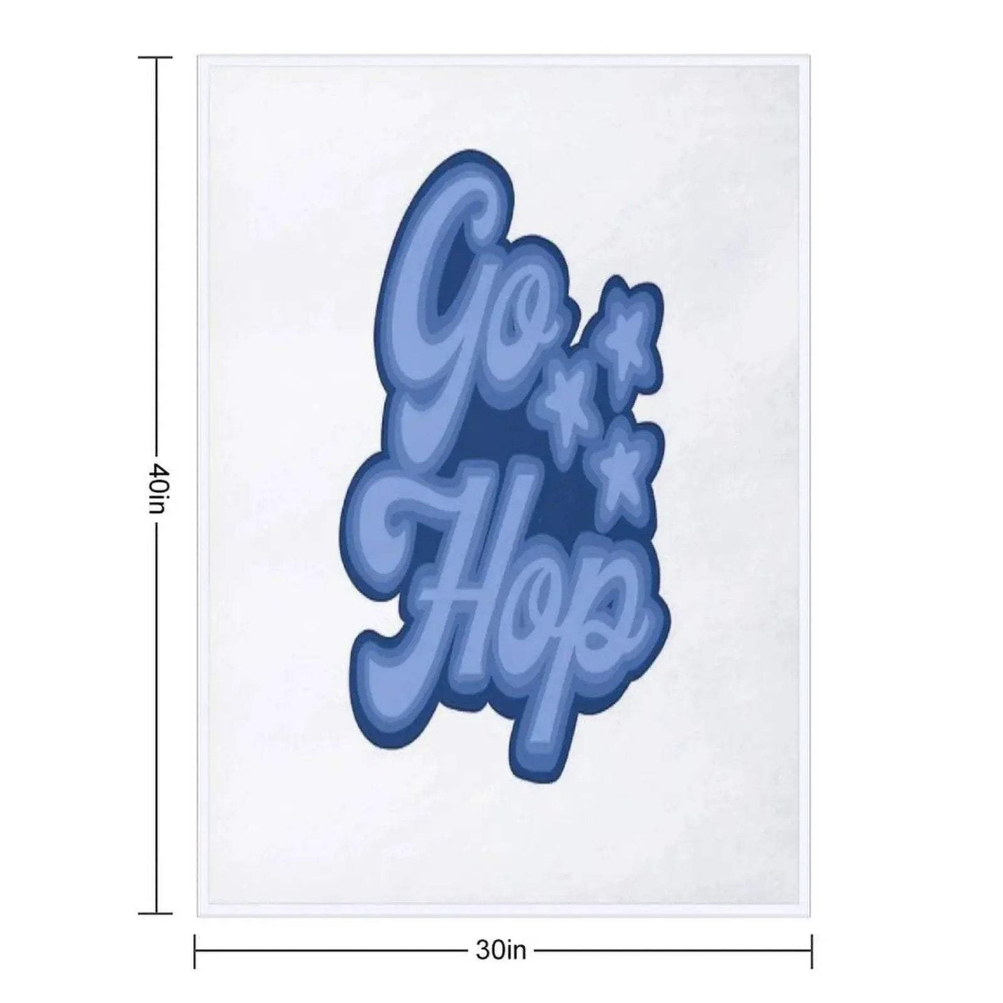 GO HOP Johns Hopkins Design Throw Blanket - ToylandEU