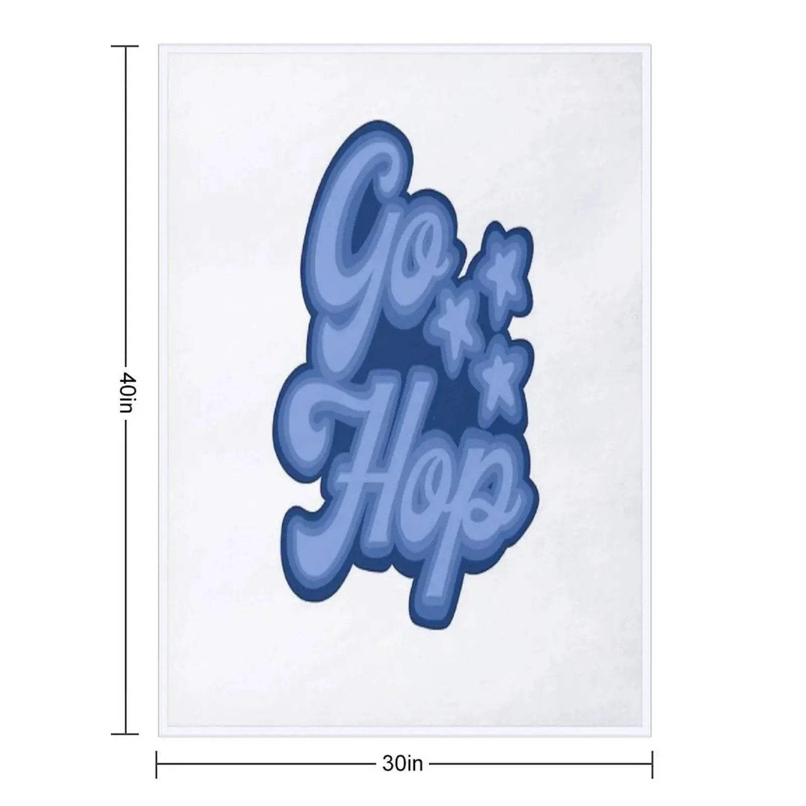 GO HOP Johns Hopkins Design Throw Blanket - ToylandEU