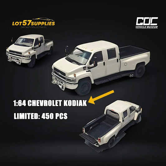  GOC Chevrolet KODIAK Pickup White 1:64 -  ToylandEU™