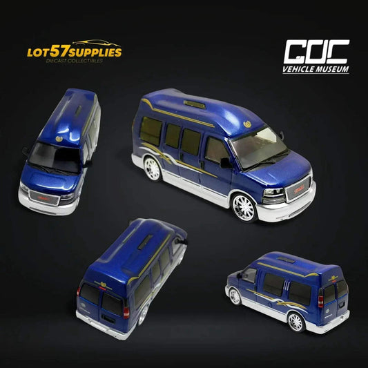  GOC GMC Savana Blue Silver Edition 1:64 -  ToylandEU™