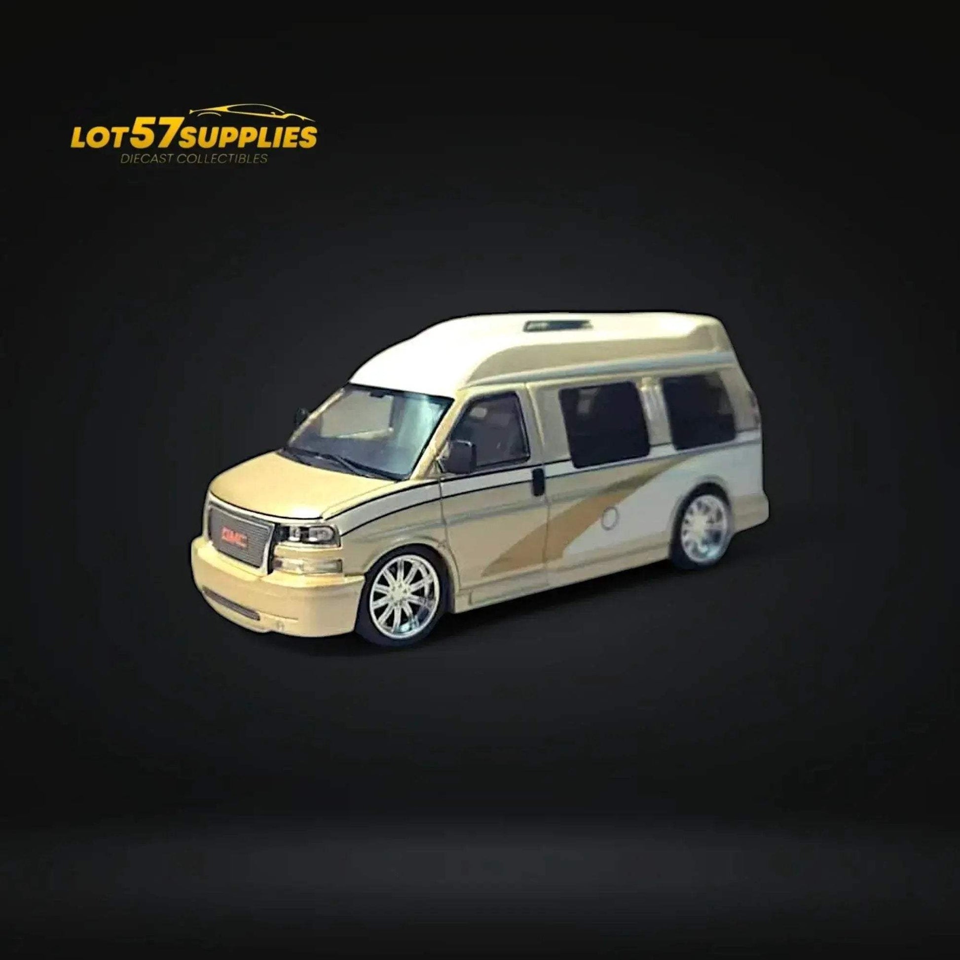 GOC GMC Savana Champagne Gold Edition 1:64 - Limited to 450 Pcs - ToylandEU