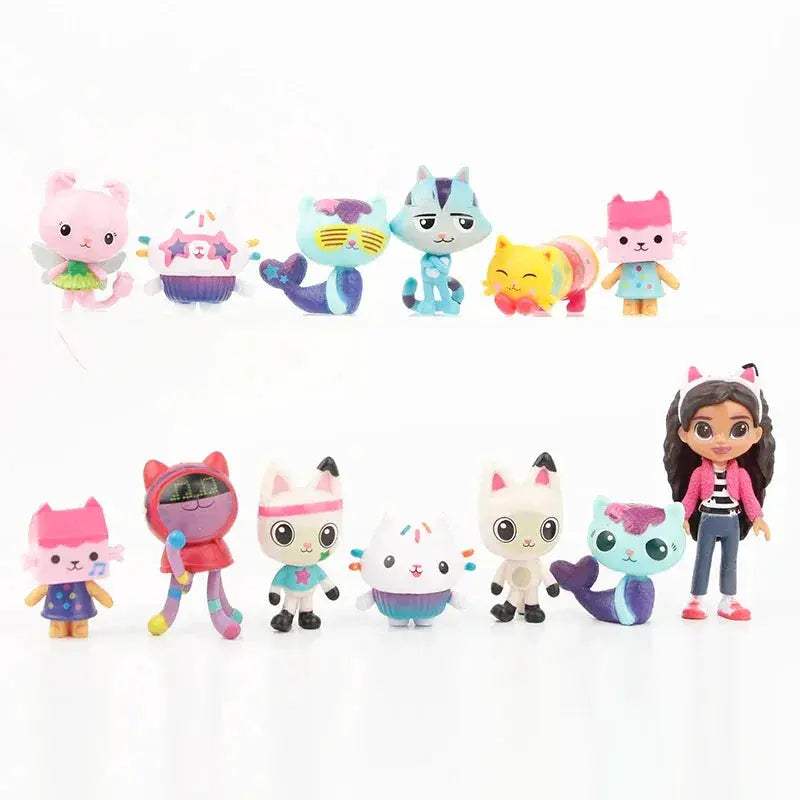 Gabby's Dollhouse 13 Piece Figure Toys Premium Collectible Set - ToylandEU