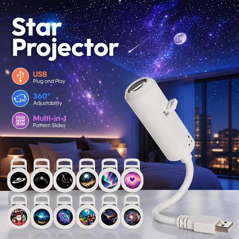 Galaxy Night Light | USB Powered Wall Projector | Toylandeu™