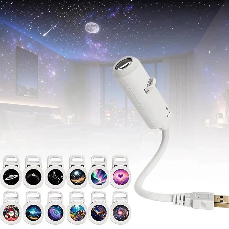 Galaxy Night Light | USB Powered Wall Projector | Toylandeu™