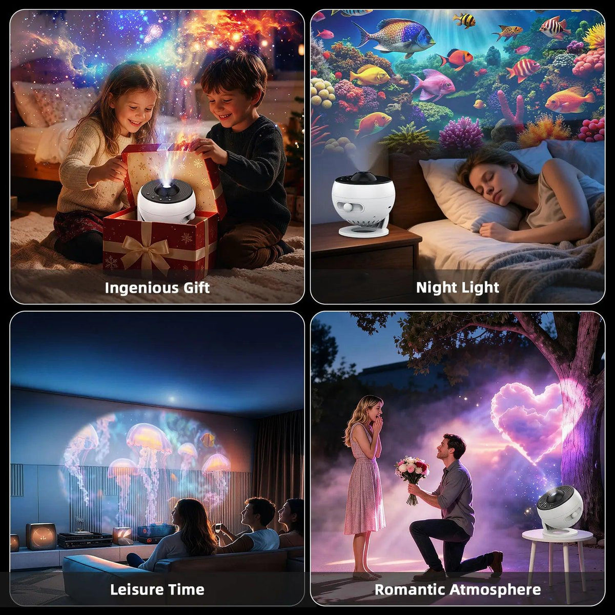 Galaxy Projector | Full Color | Toylandeu™