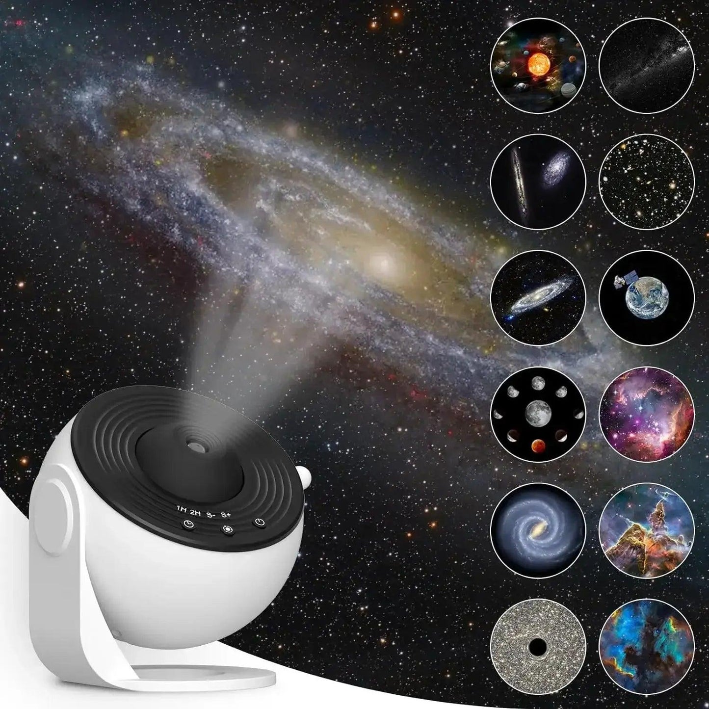  Galaxy Projector Night Light 12 In 1 Cosmic Sky Show -  ToylandEU™
