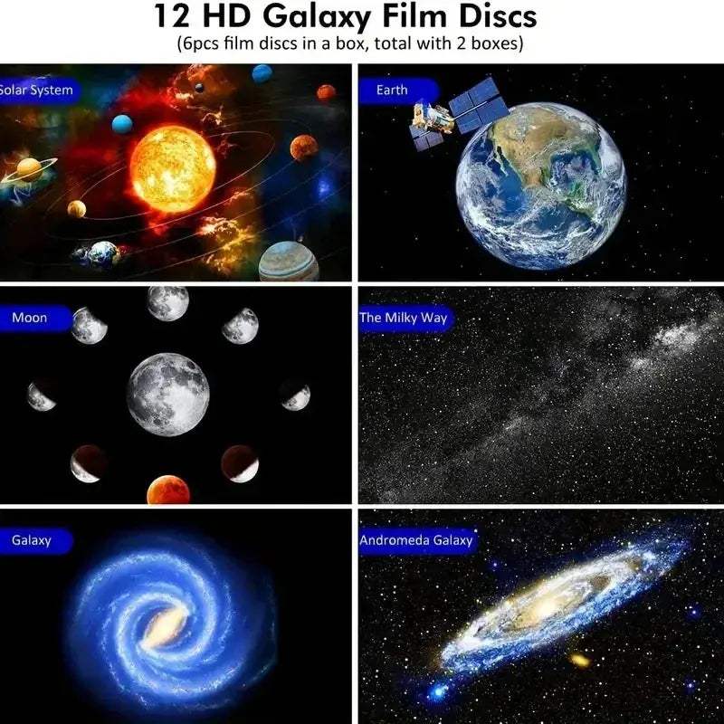 Galaxy Projector Night Light 12-In-1 Cosmic Sky Show - ToylandEU