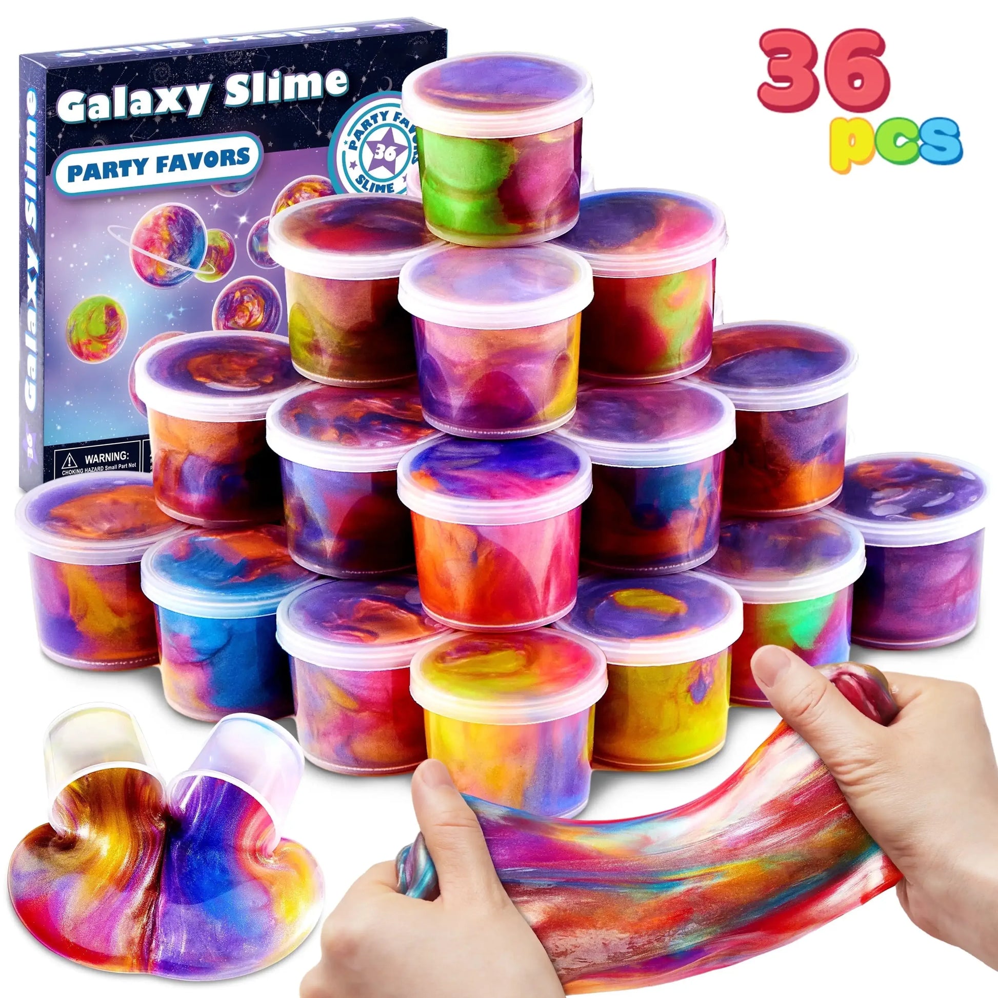 Galaxy Slime Cup Party Favors Non Sticky And Safe Fun - ToylandEU