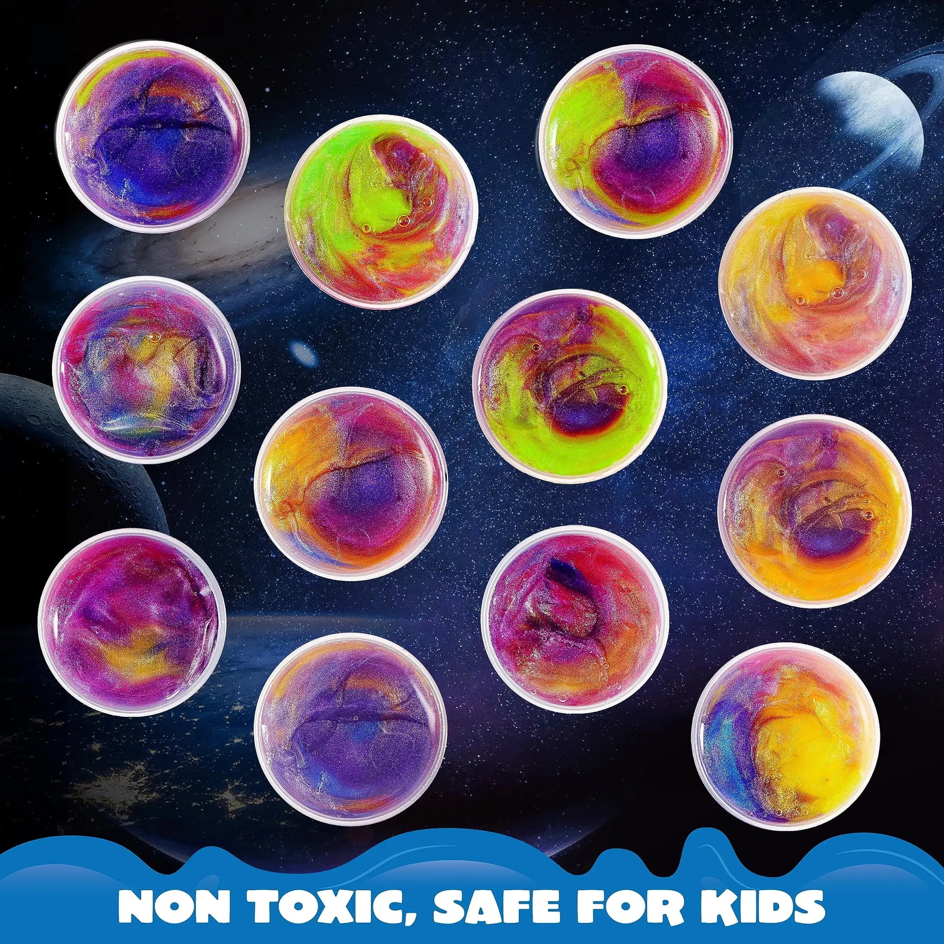 Galaxy Slime Cup Party Favors Non Sticky And Safe Fun - ToylandEU