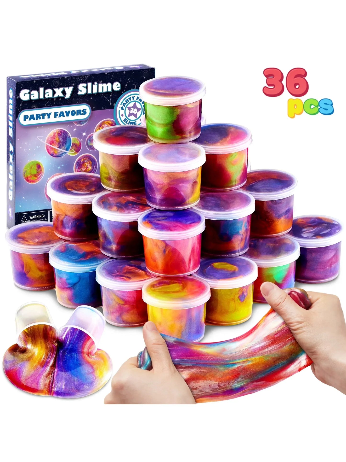Galaxy Slime Cup Party Favors Non Sticky And Safe Fun - ToylandEU