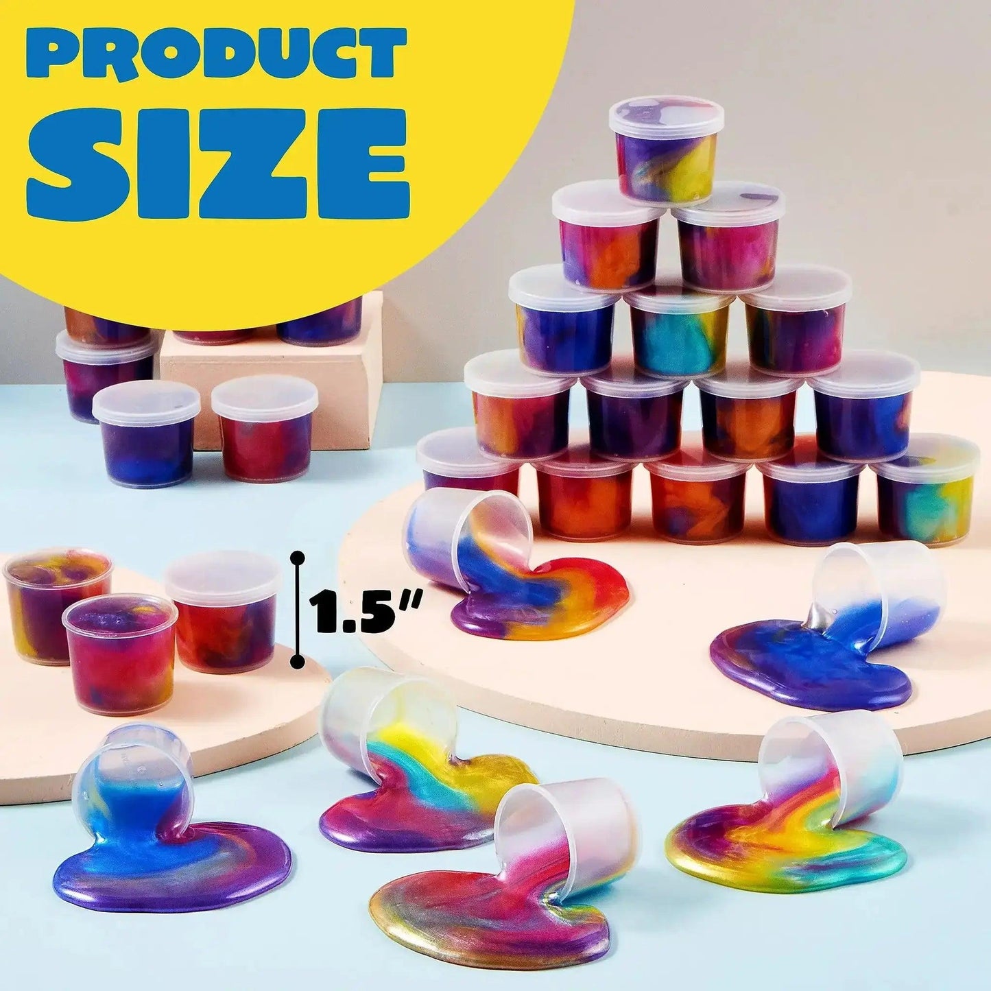  Galaxy Slime Cup Party Favors Non Sticky And Safe Fun -  ToylandEU™