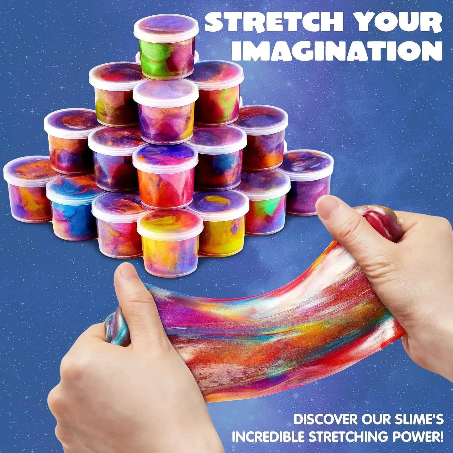  Galaxy Slime Cup Party Favors Non Sticky And Safe Fun -  ToylandEU™