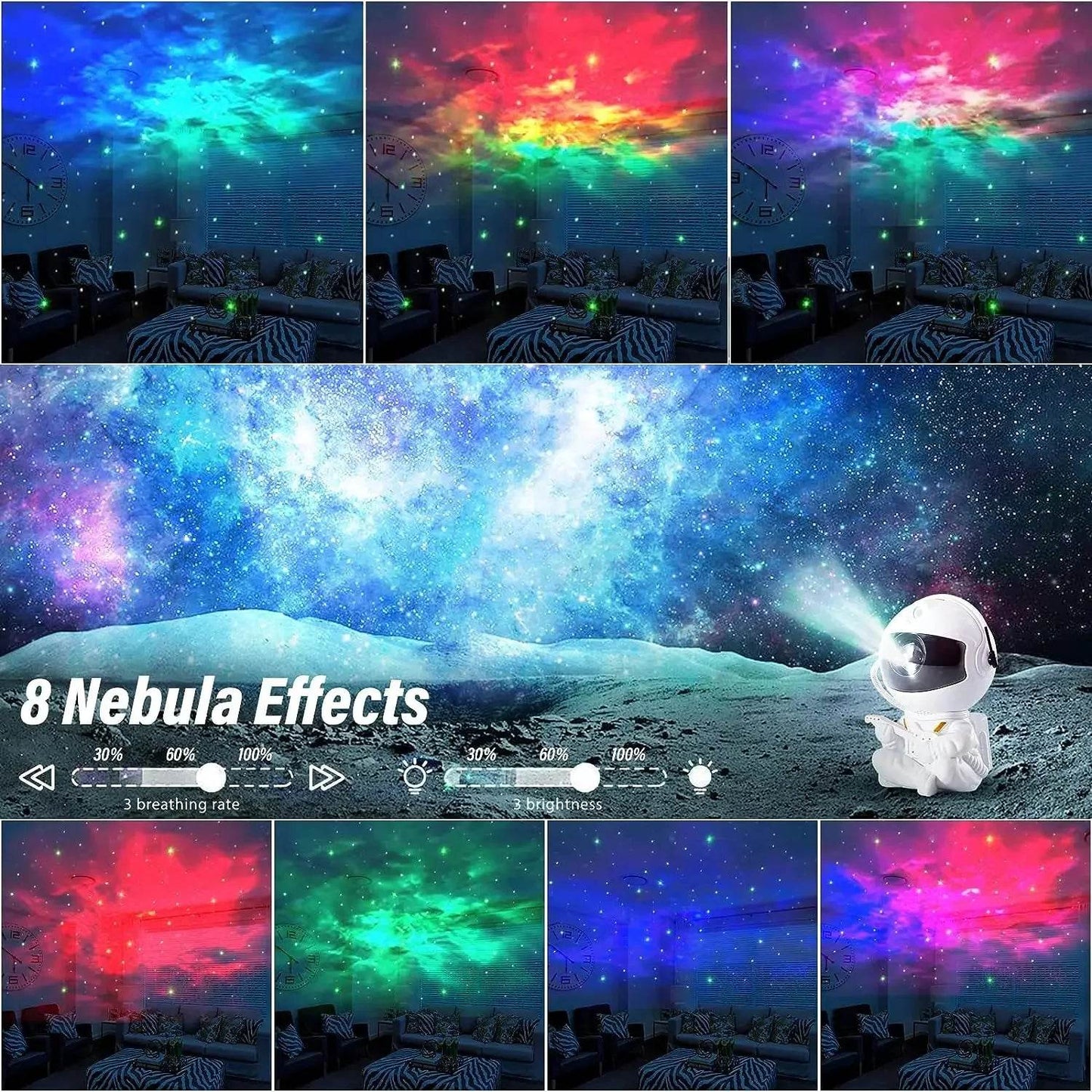 Galaxy Star Astronaut Projector Light Starry Sky Lamp - ToylandEU