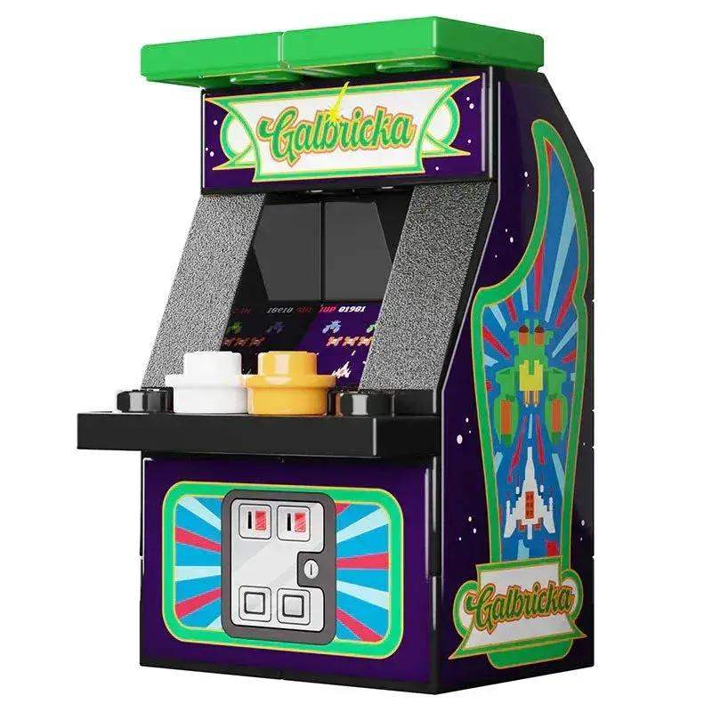 Galbricka Minifig Arcade Machine made using LEGO parts - B3 Customs - ToylandEU