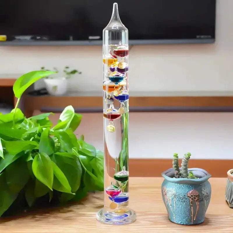 Galileo Thermometer Colorful Crystal Ball Decorative Hanging Accent - ToylandEU
